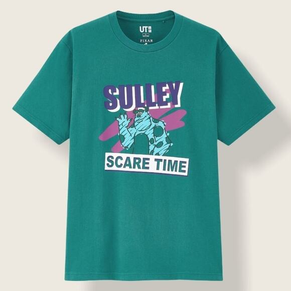 NWT | Uniqlo | Monster’s Inc. Sulley Tee | Green | Small - Picture 1 of 8